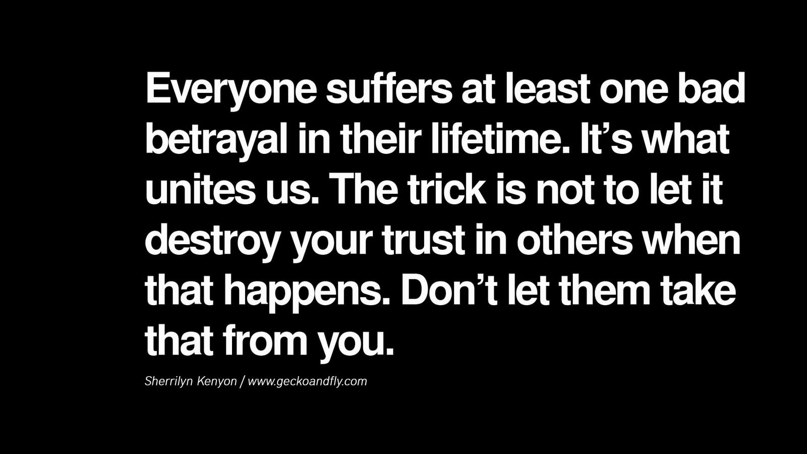 betrayal, advice