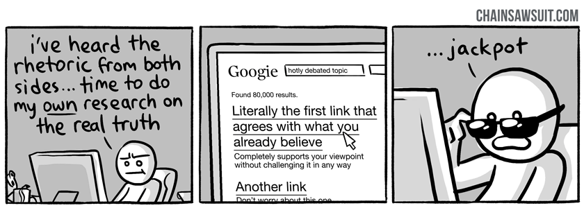 confirmation bias, wealth, success